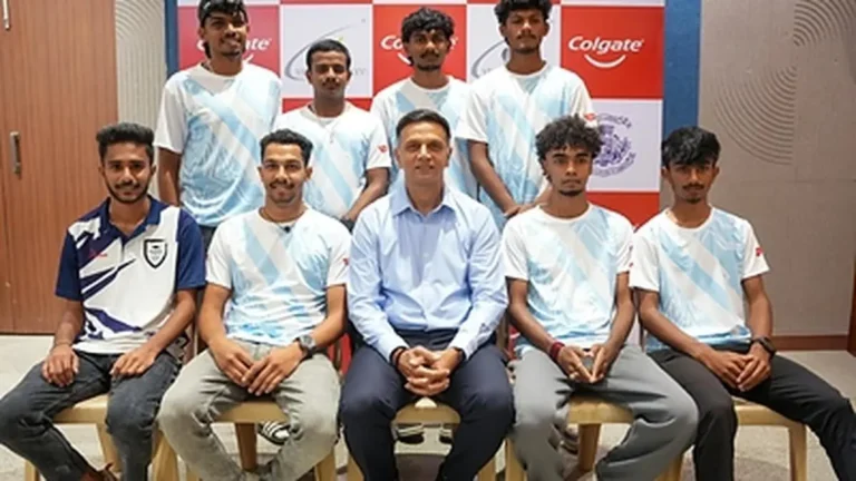 Rahul Dravid Unveils Colgate Total Hockey Tournament, Promoting Oral Health in Sports